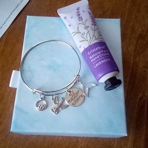 NWT!No matter where braclet and lotion
